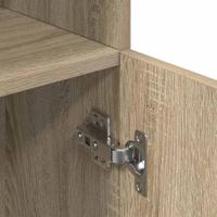 Keukenkast 57x41,5x131,5 cm bewerkt hout sonoma eikenkleurig - thumbnail