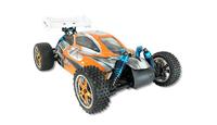 Amewi Booster Pro Brushless 1:10 RC auto Elektro Buggy 4WD RTR 2,4 GHz Incl. accu en lader - thumbnail