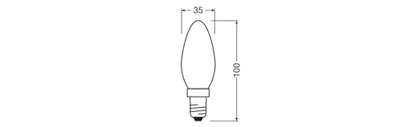 OSRAM HOMELIGHTING 4099854466038 LED-lamp Energielabel D (A - G) E14 1 W Warmwit (Ø x h) 35.00 mm x 35.00 mm 1 stuk(s) OSRAM HOMELIGHTING 4099854466038 LED-lamp Energielabel D (A - G) E14 1 W Warmwit (Ø x h) 35.00 mm x 35.00 mm 1 stuk(s)