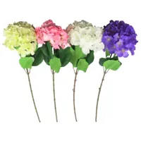 Kunstbloem Hortensia 84 cm 4 assorti | 12 stuks - thumbnail