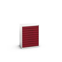 Bott Verso Schuifladenkast | 800x550x1000mm | 9 Laden | RAL 3004 - 16925157.24 - thumbnail