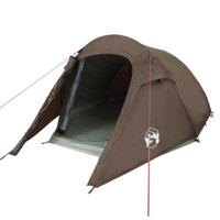 Tunneltent 3-persoons waterdicht bruin - thumbnail