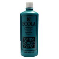 Talens Ecola plakkaatverf flacon van 1000 ml, donkergroen - thumbnail