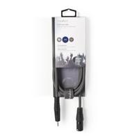 Nedis Gebalanceerde Audiokabel | XLR 3-Pins Male naar 3,5 mm Male | 1.5 m | 1 stuks - COTH15300GY15 COTH15300GY15 - thumbnail