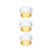 Paulmann 93381 Gil LED-inbouwlamp LED LED vast ingebouwd 19.5 W Wit (mat), Goud - thumbnail