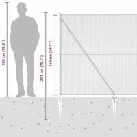 VidaXL Afrasteringspaal zilver 10 x 1,5 m (13 mm gaas) staal - thumbnail