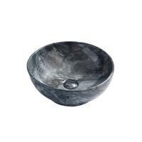 Opbouw Waskom Creavit Aloni Rond Model 41x18 cm Antraciet Creavit - thumbnail