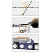 Stihl Ronde vijlen voor zaagkettingen 4,0x200 mm - 56057724006 - thumbnail