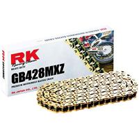 RK Chains 428 mxz 118 c gold/gold open - thumbnail