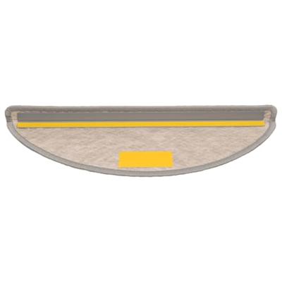 VidaXL Trapmatten zelfklevend 30 st sisal-look 56x17x3cm zilverkleurig VidaXL Trapmatten zelfklevend 30 st sisal-look 56x17x3cm zilverkleurig