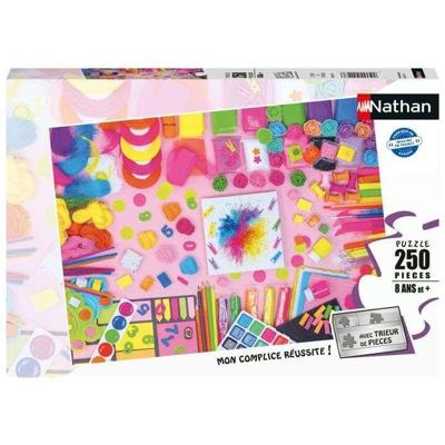 Nathan - Kinderpuzzel 250 stukjes - De DIY Workshop - Leeftijd 8+ - Superieure kwaliteit - Dik en stevig karton - 12004297