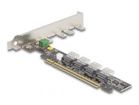 DeLOCK PCI Express x16 Card to 4 x internal SFF-8654 4i NVMe netwerkadapter - thumbnail