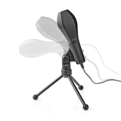 Nedis Microfoon |Bedraad | 1x USB | 1 stuks - MICTU100BK MICTU100BK