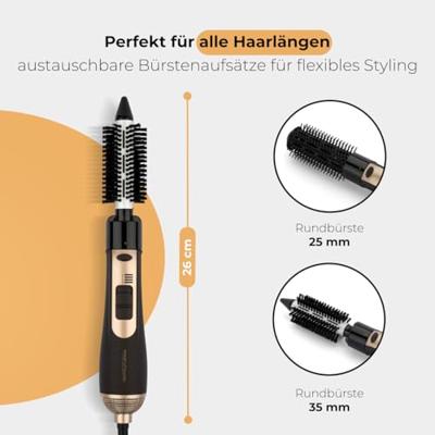 ProfiCare PC-HAS 3011 Heteluchtborstel Warm Brons, Bruin 800 W