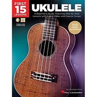 Hal Leonard First 15 Lessons voor ukelele - thumbnail