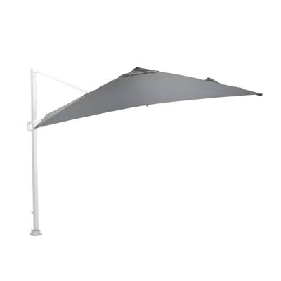 Hawaii zweefparasol 300x300 wit/donkergrijs zonwering Garden Impressions - Garden impressions
