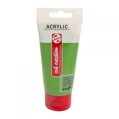 Talens art creation acrylverf tube 75ml permanentgroenlicht