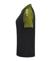 JAKO 6322D Polo Performance Dames - Zwart/Zachtgeel - 36 - thumbnail