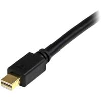 Startech.com 91 cm Mini DisplayPort-naar-DVI kabel - mini DisplayPort DVI kabel computermonitorkabel 1920 x 1200 - mDP-naar-DVI kabel - Mini DisplayPort-kabel - Zwart (MDP2DVIMM3B) - thumbnail