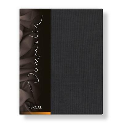 Dommelin Dommelin Hoeslaken Uni Percal 200TC 556 Steenkool 140x200/30