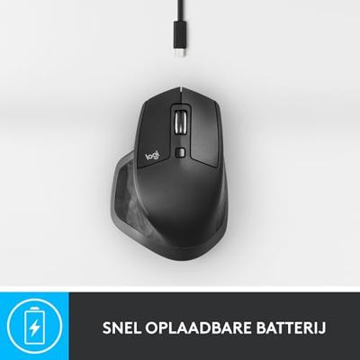 Logitech Mouse MX Master 2S Grafiet Draadloze Muis Logitech Mouse MX Master 2S Grafiet Draadloze Muis