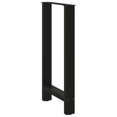 Bartafelpoten 2 st 50x(90-91) cm staal zwart