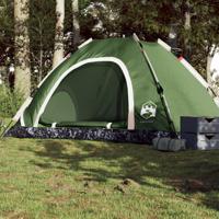 VidaXL Tent 5-persoons snelontgrendeling groen - thumbnail