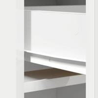 Highboard met lade Wit 40 x 40,5 x 135 cm Bewerkt hout - thumbnail