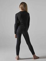 Craft 1909714 Core Wool Merino Set Jr - Black Melange - 146/152 - thumbnail