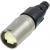 Neutrik NE8MX Neutrik Econ NE8MX - etherCON RJ45 kabelstekkerbescherming nikkel NE8MX Stekker, recht Aantal polen (sensoren) 8P8C Geel, Zwart 1 stuk(s) - thumbnail
