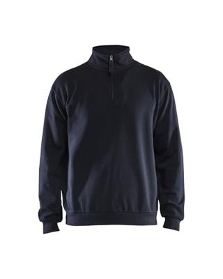 Blåkläder Sweatshirt met halve rits 35871169 | Donker marineblauw | Maat S - 7330509834299 Blåkläder Sweatshirt met halve rits 35871169 | Donker marineblauw | Maat S - 7330509834299