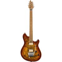 EVH Wolfgang Special QM Baked Maple Tiger Eye Glow elektrische gitaar - thumbnail