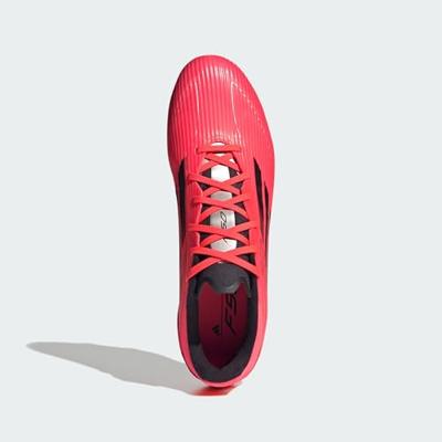 adidas F50 League Gras / Kunstgras Voetbalschoenen (MG) Felrood Zwart Zilver