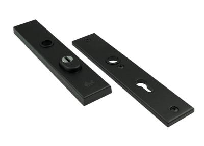 AMI Veiligheidsbeslag 251/50/15 Buiten Kt 92 Binnen Profielcilinder 92 Zwart Deurdikte 38/42 Mm. - 739730