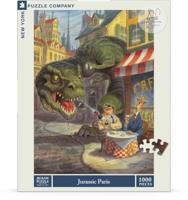 New York Puzzle Company Jurassic Paris - 1000 stukjes - thumbnail