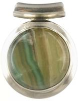 Zilveren Fluoriet Hanger Sterling 925 - thumbnail