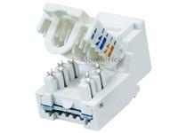 Monoprice Cat5E RJ-45 Toolless Keystone Jack, Wit (100310) - thumbnail