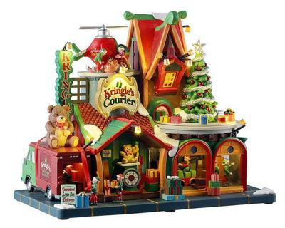 Kringle's Courier 20x34x30 cm Kerstdorp LEMAX - Lemax