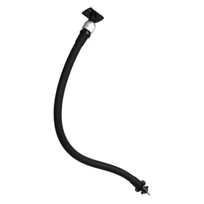 Flexibele zwanenhals 55 cm zwart