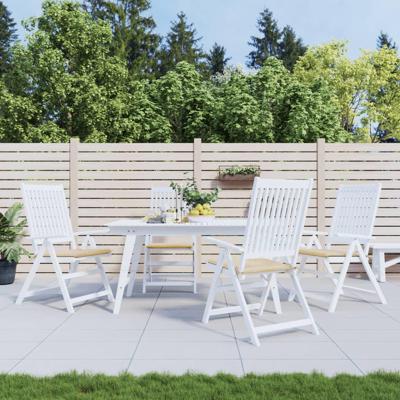 VidaXL Tuinstoelkussens 4 st 40x40x3 cm oxford stof beige