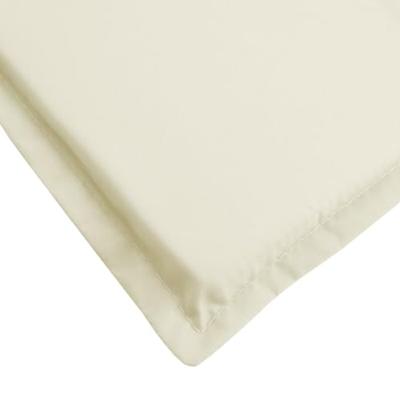 VidaXL Ligbedkussen 200x50x3cm oxford stof crèmekleurig