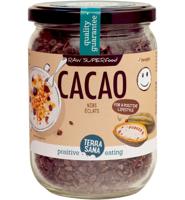 TerraSana Raw cacao nibs in glas bio 230 Gram - thumbnail