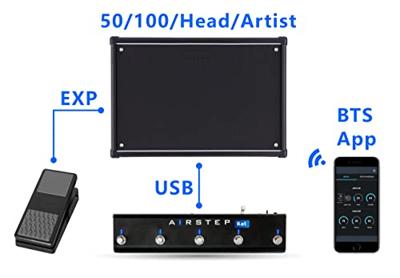 XSonic Airstep Kat Edition Wireless Footswitch voor Katana MKI en MKII versterkers - thumbnail
