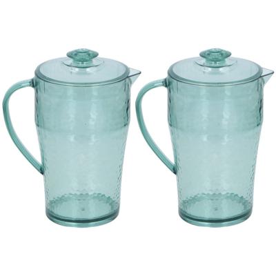 2x Schenkkannen Met Deksel 25 Cm - Schenkkannen 2x Schenkkannen Met Deksel 25 Cm - Schenkkannen