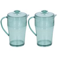 2x Schenkkannen Met Deksel 25 Cm - Schenkkannen - thumbnail