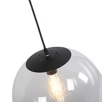 QAZQA Smart hanglamp transparant 35 cm incl. WiFi A60 - Pallon - thumbnail