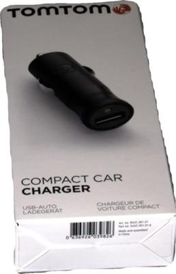 TomTom Compacte Auto-Oplader Zwart TomTom Compacte Auto-Oplader Zwart