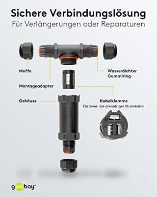 T- stuk kabelverbinder