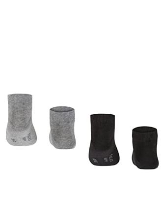 FALKE 2-paar Happy Kinder sneakersokken - Katoenen enkelsokken