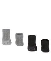 FALKE 2-paar Happy Kinder sneakersokken - Katoenen enkelsokken - thumbnail